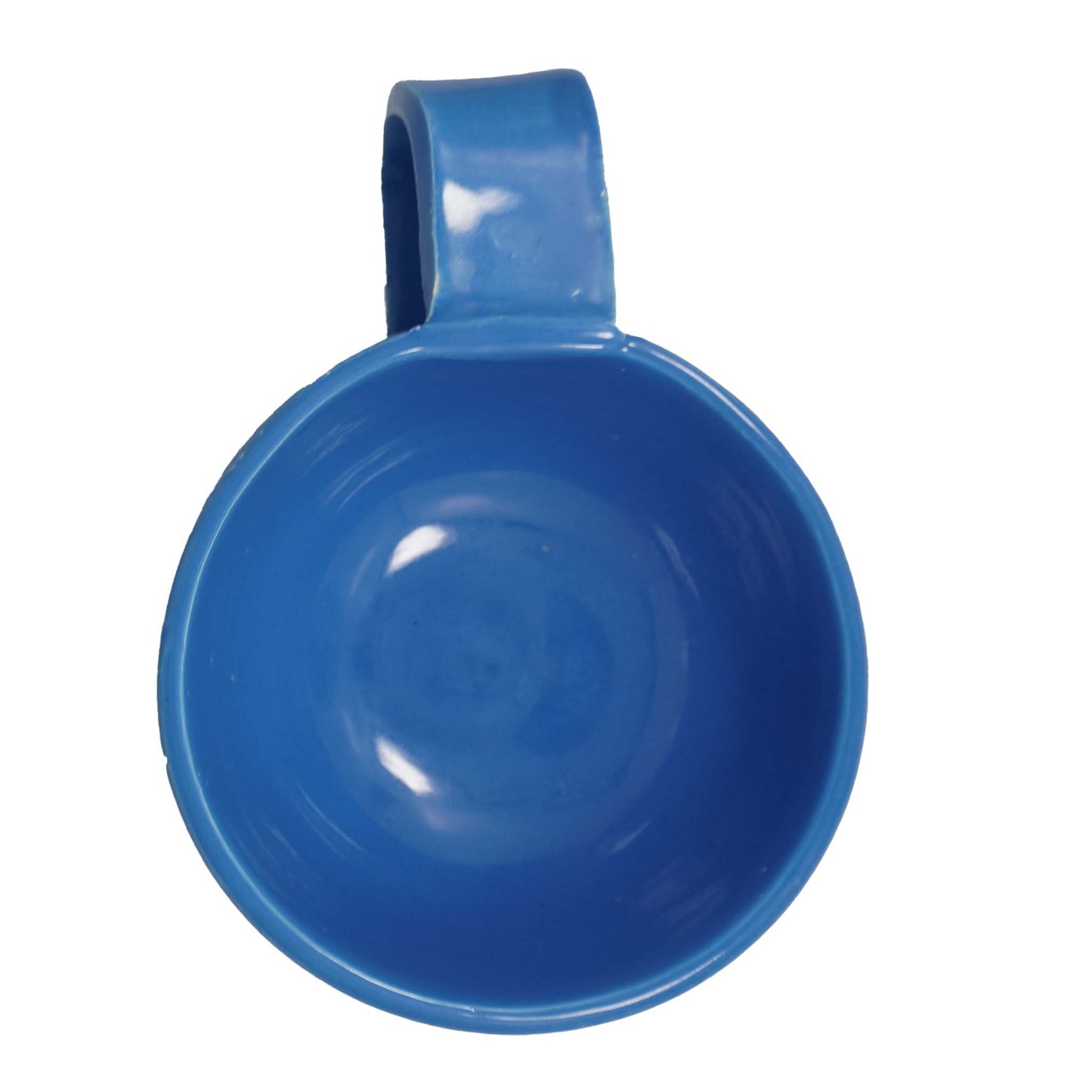 Colored Ceramic Cup with Wide Handle