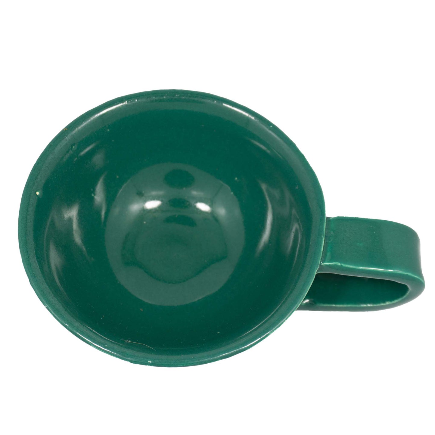 Colored Ceramic Cup with Wide Handle